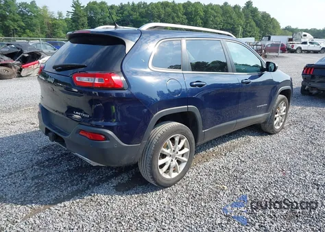 2015 Jeep Cherokee Limited from USA, damaged, VIN 1C4PJMDS8FW690780